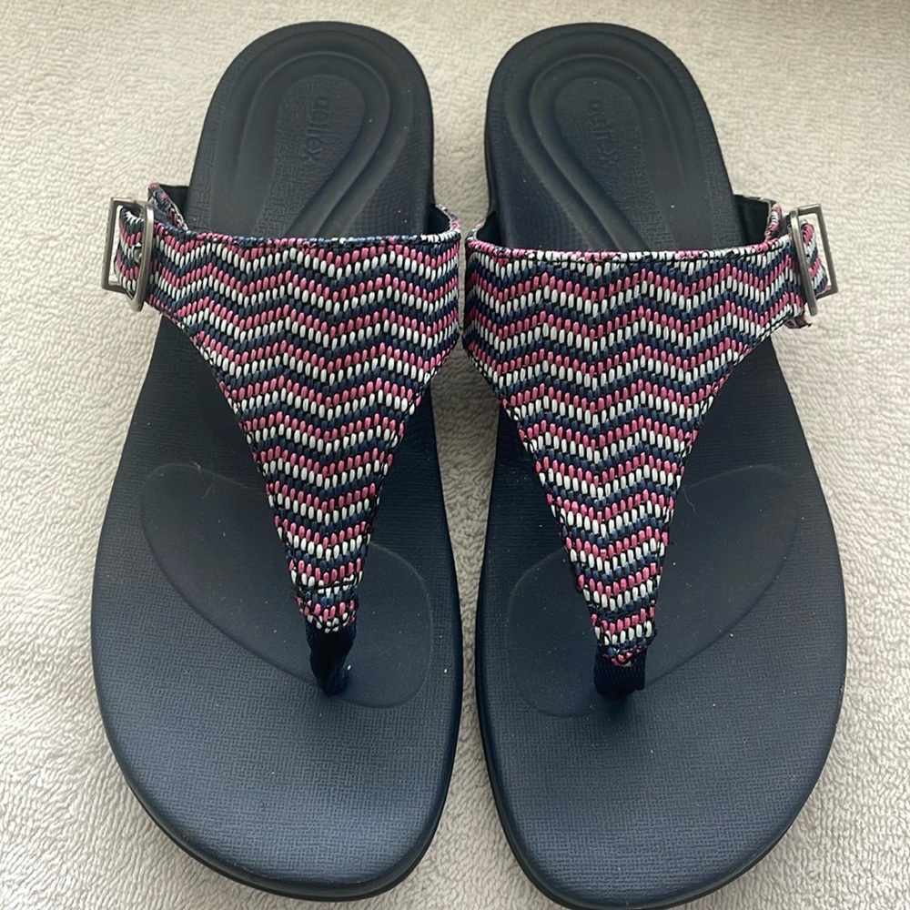 Ladies Aertex 39/8.5 Arch Support Sandals